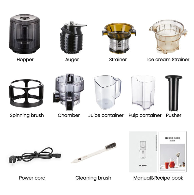 NIEUW! Slowjuicer Hurom Titanium H70-ST Pure Press medium